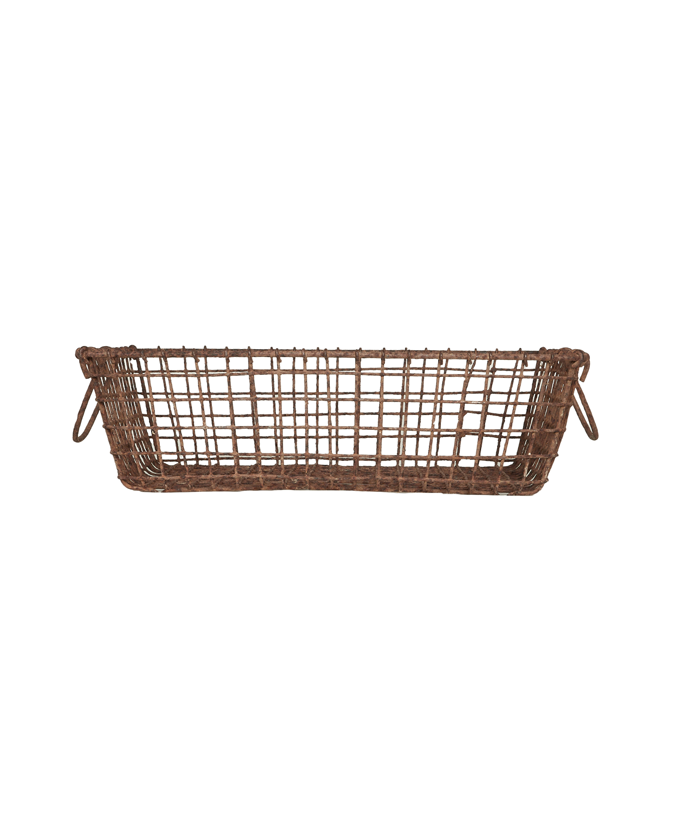 Vintage Oyster Wire Basket from France made of Metal