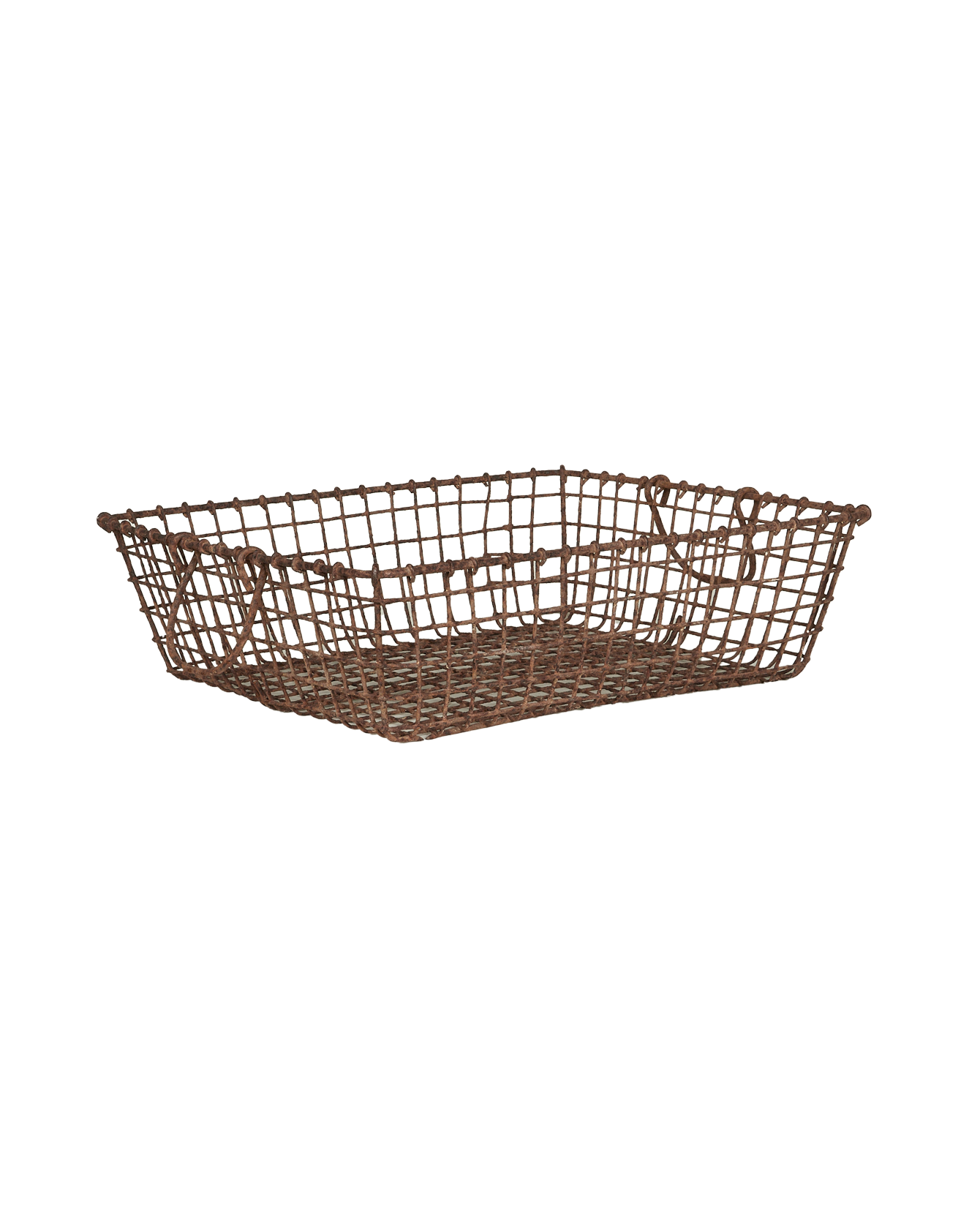 Vintage Oyster Wire Basket from France made of Metal