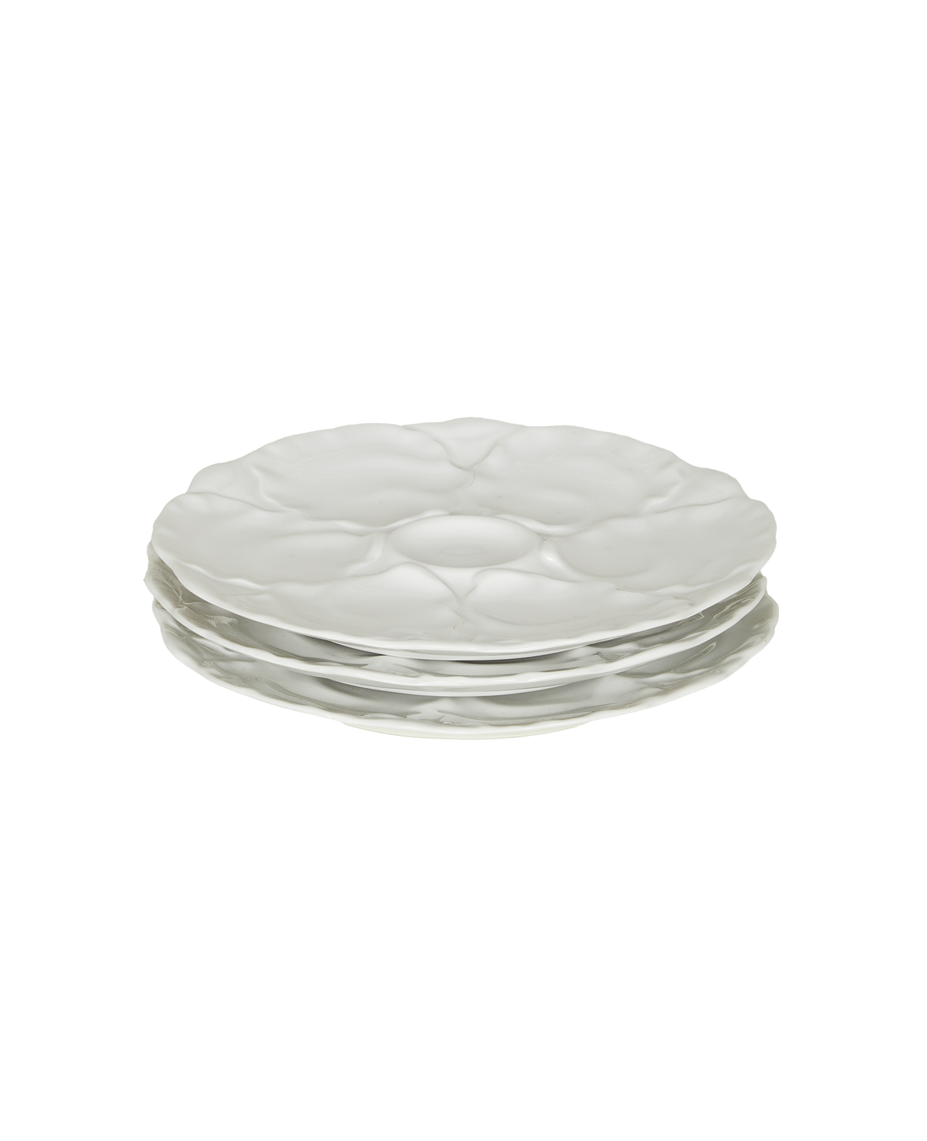 Vintage Oyster Plate - II from France made of Porcelain