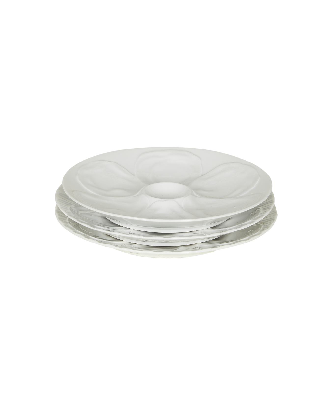 Vintage Oyster Plate - IV from France made of Porcelain