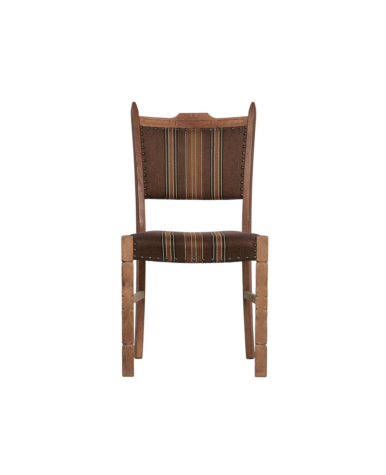 Vintage Henning Style Chair - Woodcarve from Denmark made of Upholstery