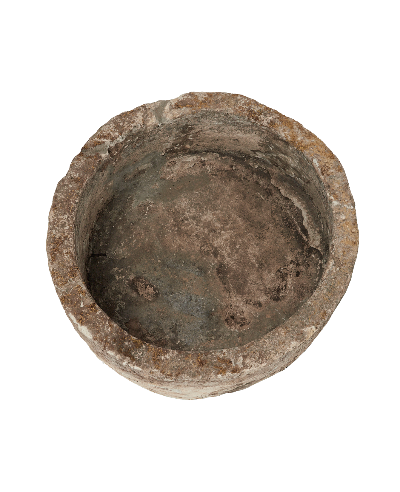 Vintage Limestone Trough - Round from Indonesia - Planters, Fountains, & Water Features