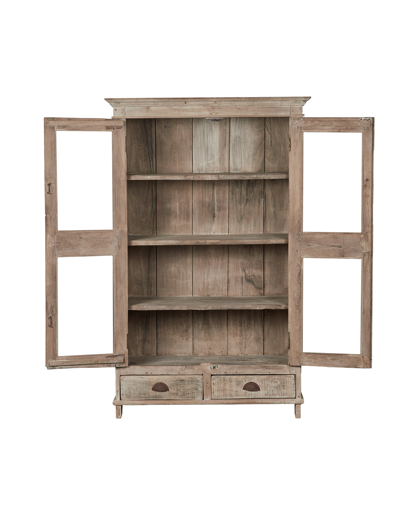 Vintage Wood Cabinet from India made of Wood