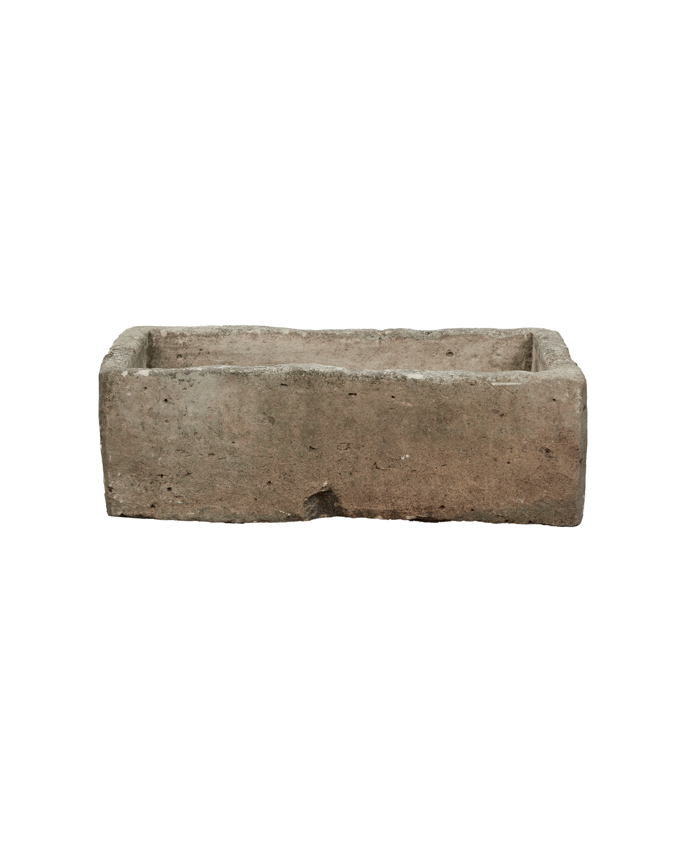 Vintage Limestone Trough - Rectangle from Indonesia - Planters, Fountains, & Water Features