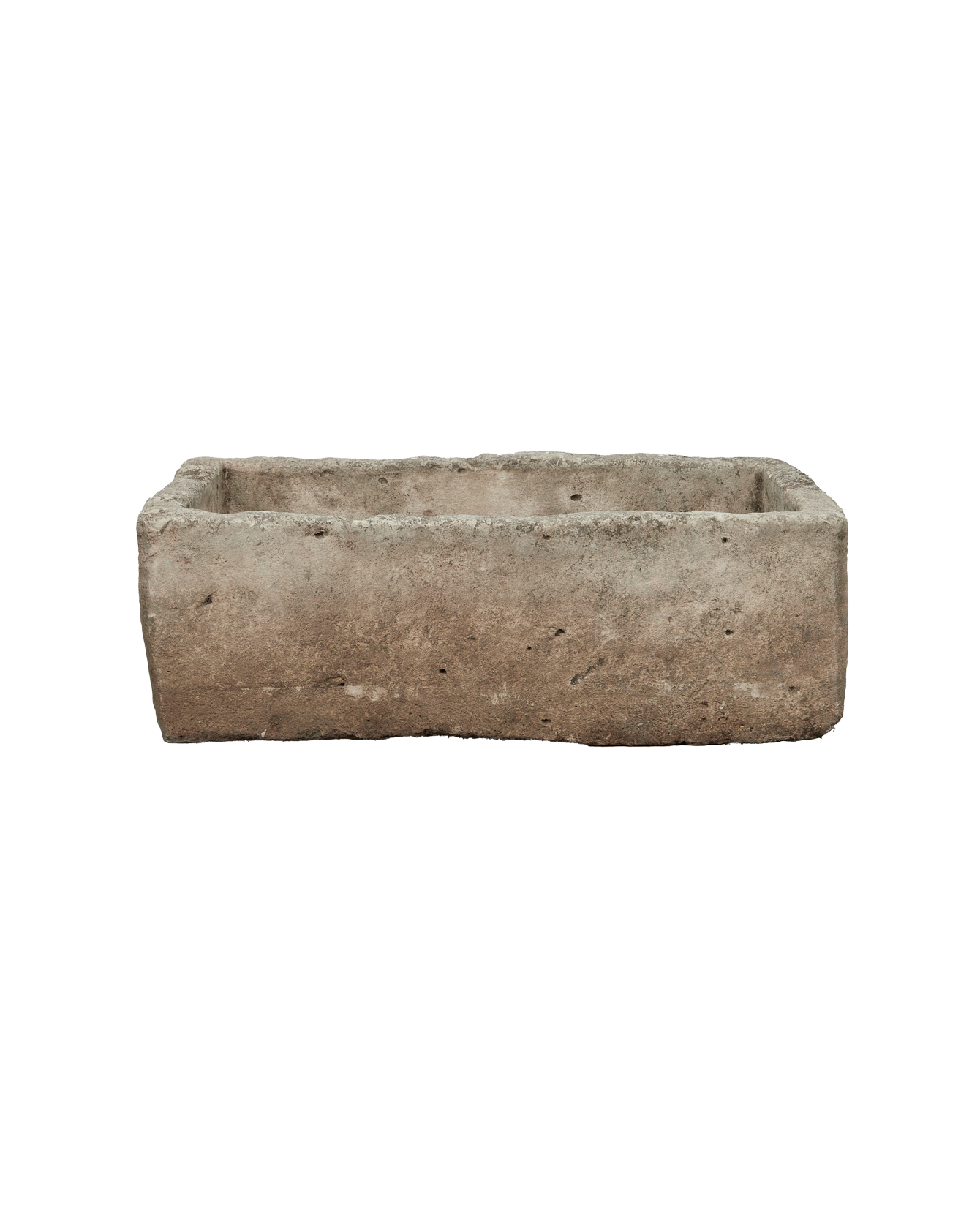 Vintage Limestone Trough - Rectangle from Indonesia - Planters, Fountains, & Water Features