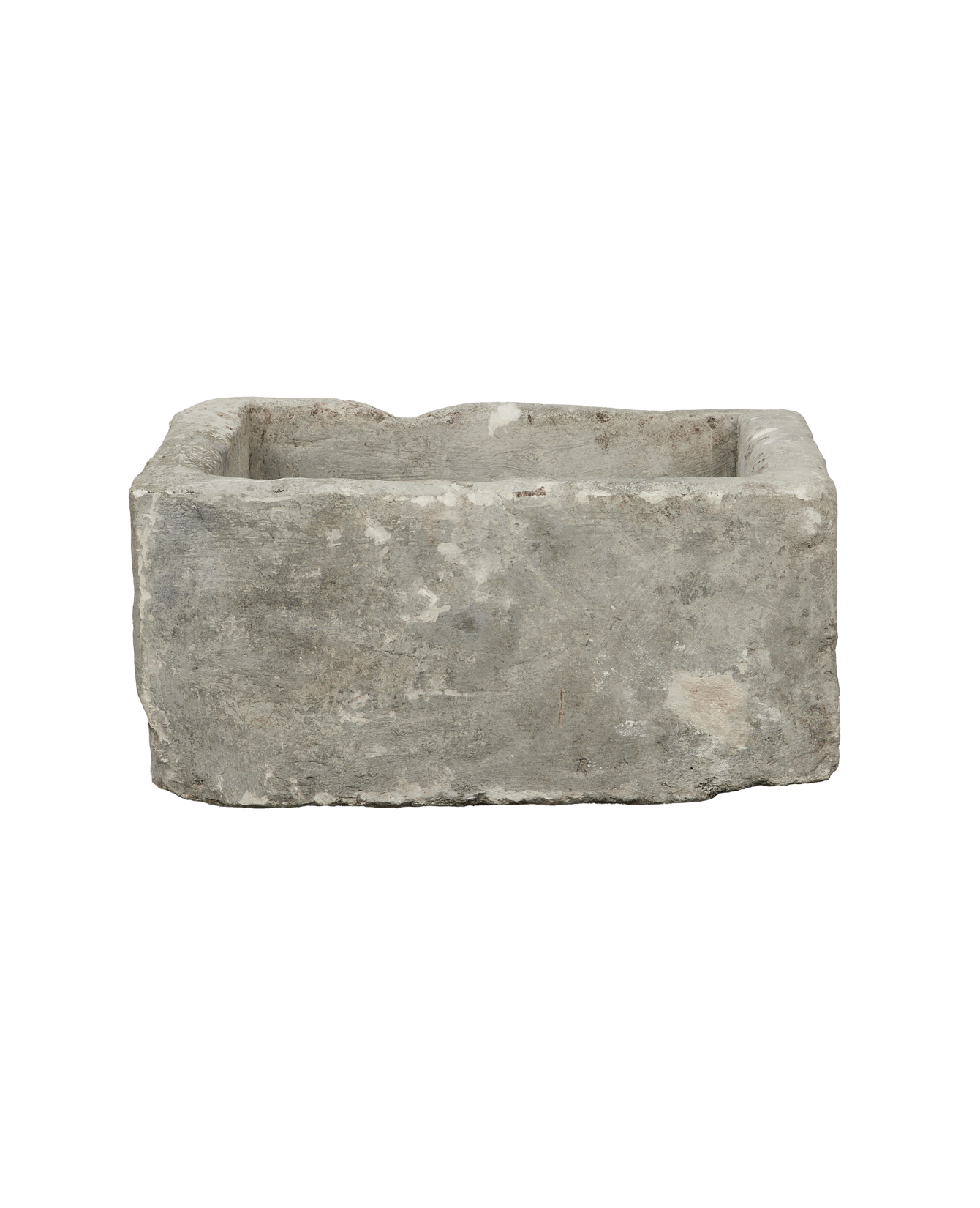 Vintage Limestone Trough - Rectangle from Indonesia - Planters, Fountains, & Water Features