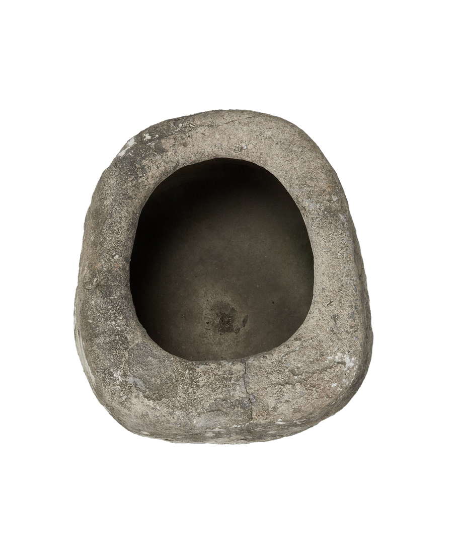 Vintage Limestone Trough - Pot from Indonesia - Planters, Fountains, & Water Features