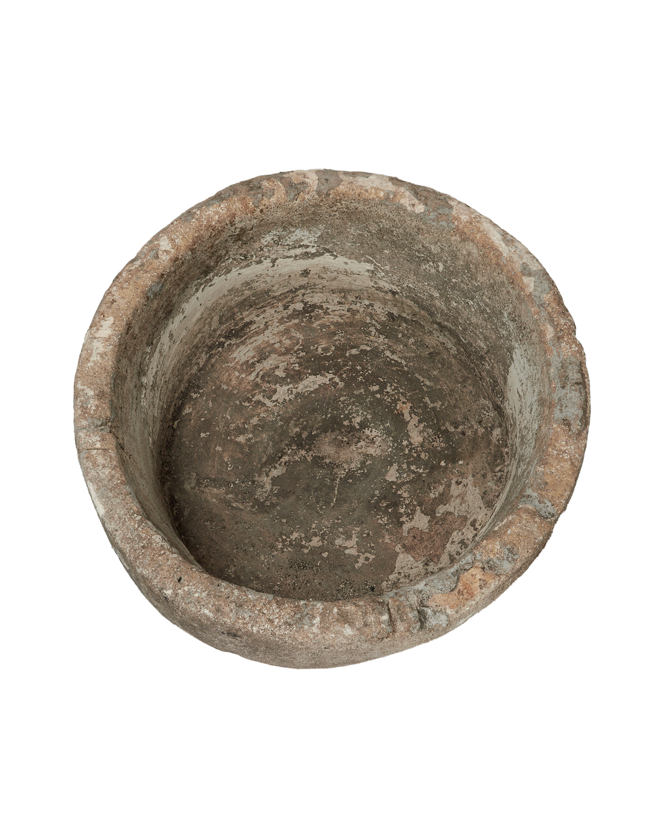 Vintage Limestone Trough - Round from Indonesia - Planters, Fountains, & Water Features