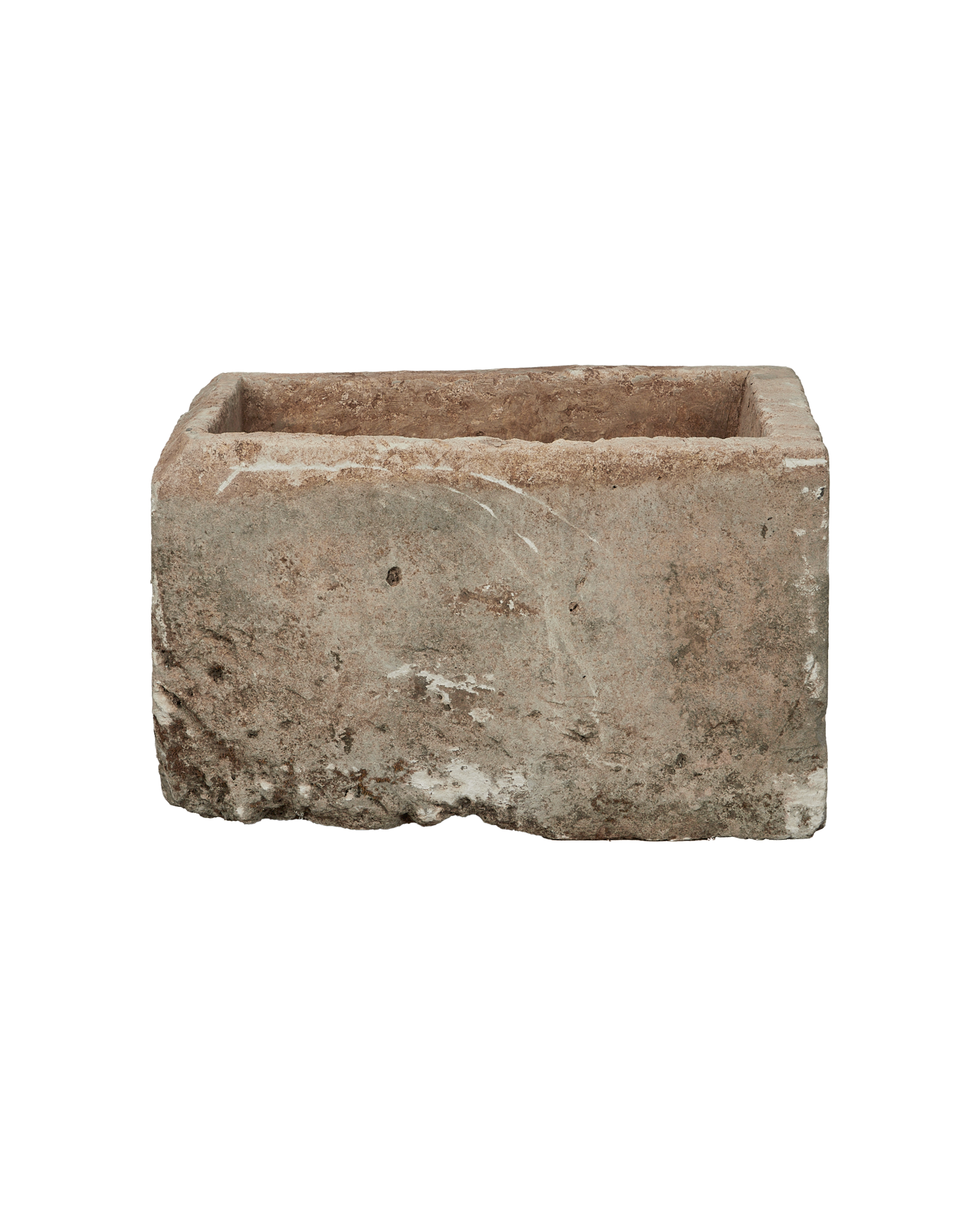 Vintage Limestone Trough - Rectangle from Indonesia - Planters, Fountains, & Water Features