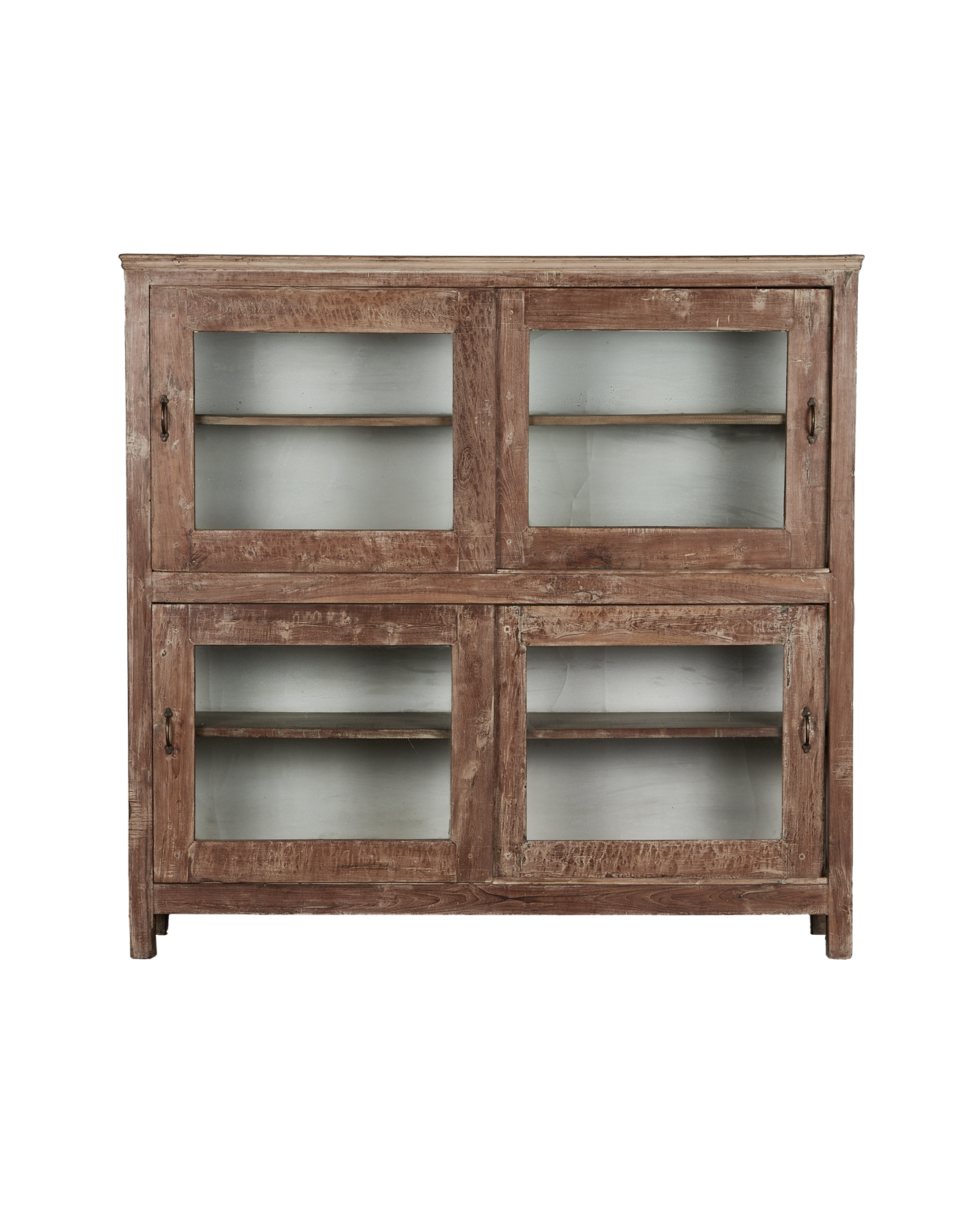 Vintage Wood Cabinet - Bleached from India made of Wood