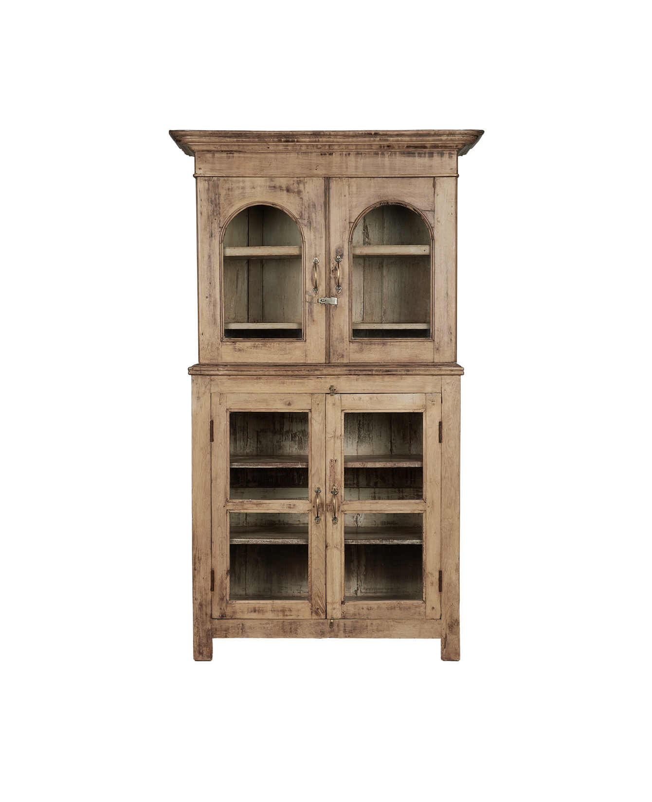 Vintage Wood Cabinet - Bleached from India made of Wood