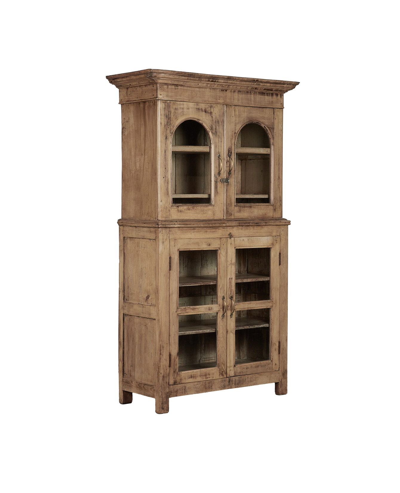 Vintage Wood Cabinet - Bleached from India made of Wood