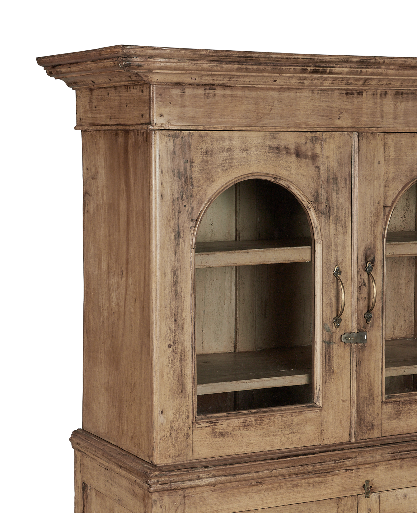 Vintage Wood Cabinet - Bleached from India made of Wood