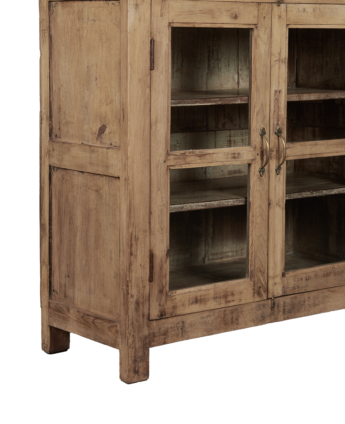 Vintage Wood Cabinet - Bleached from India made of Wood