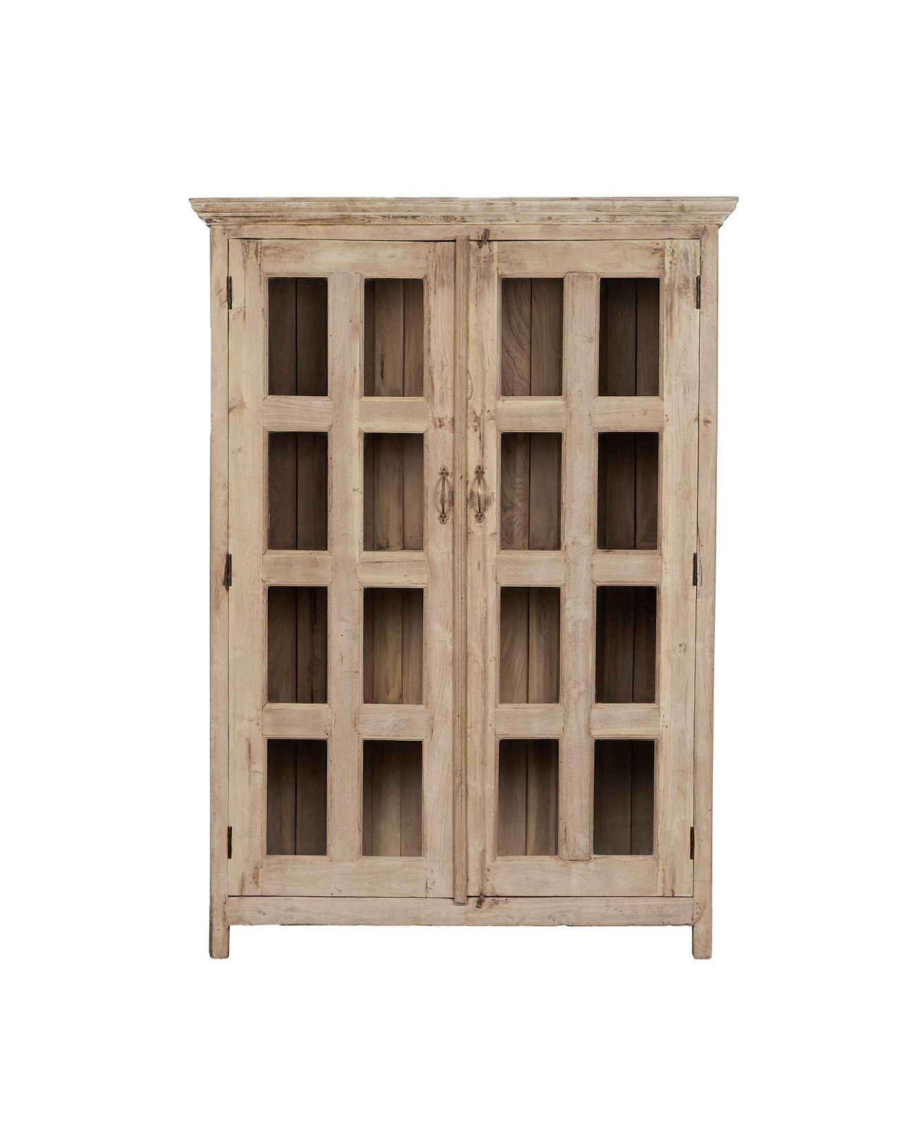 Vintage Wood Cabinet - Bleached from India made of Wood