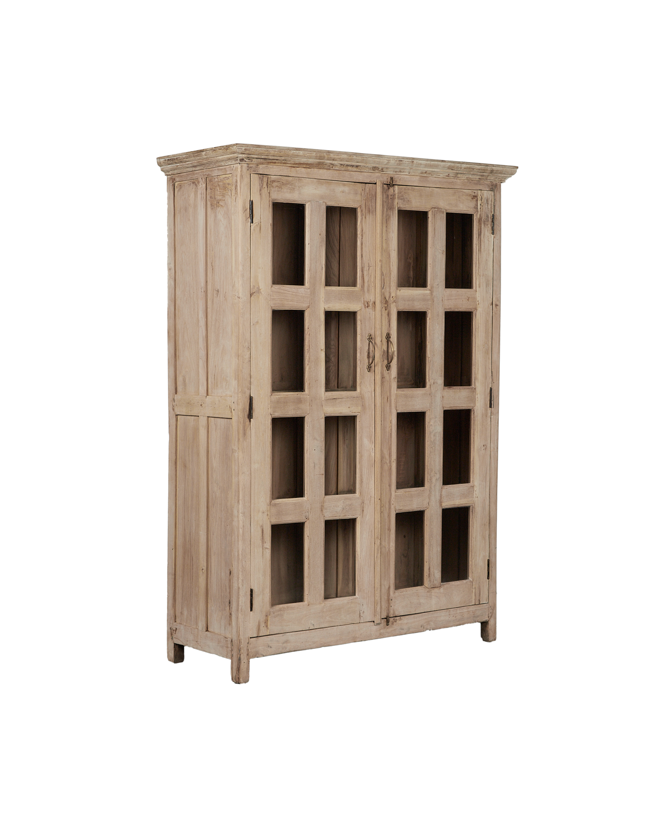 Vintage Wood Cabinet - Bleached from India made of Wood