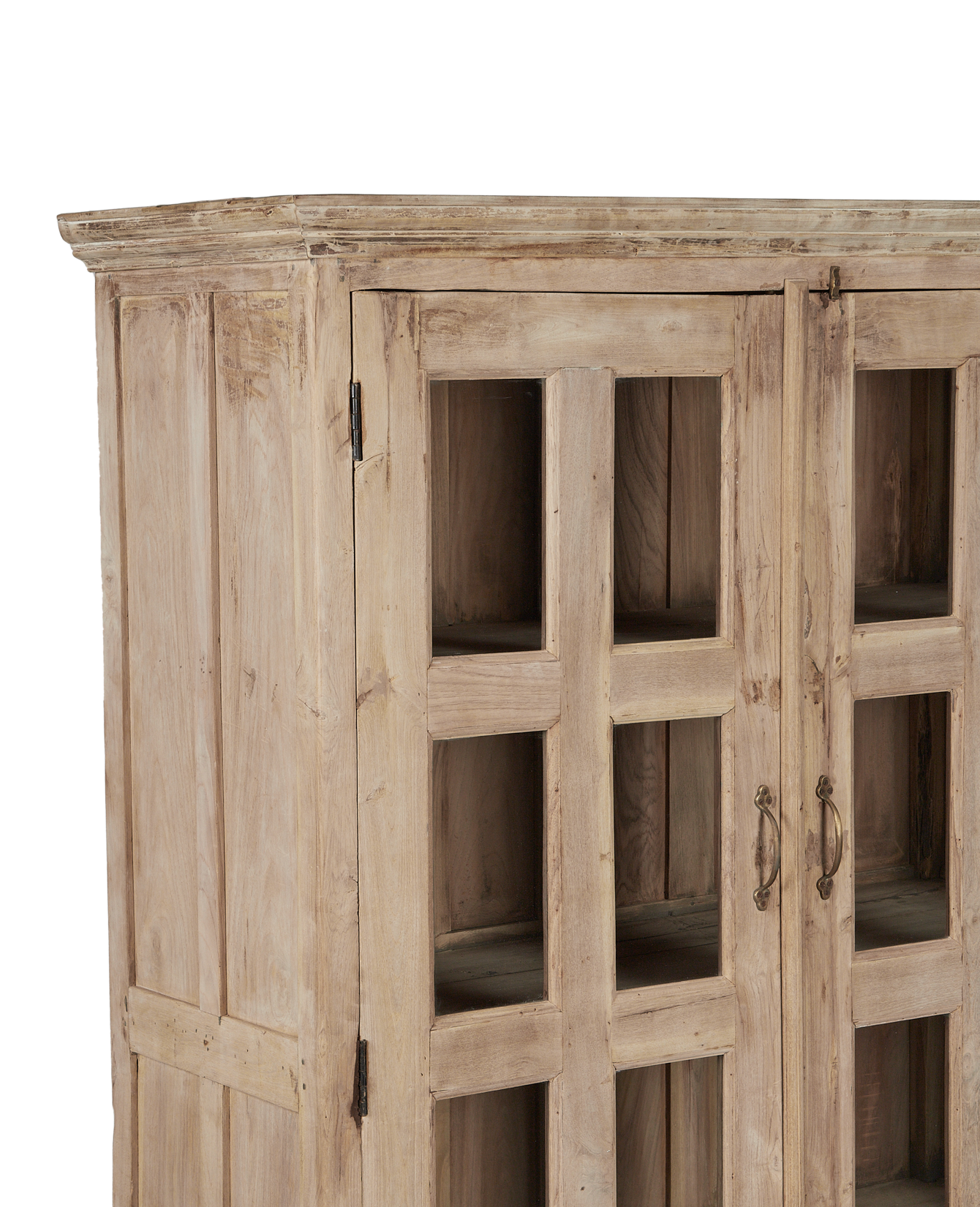 Vintage Wood Cabinet - Bleached from India made of Wood