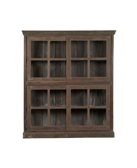 Wood & Glass Cabinet - Natural