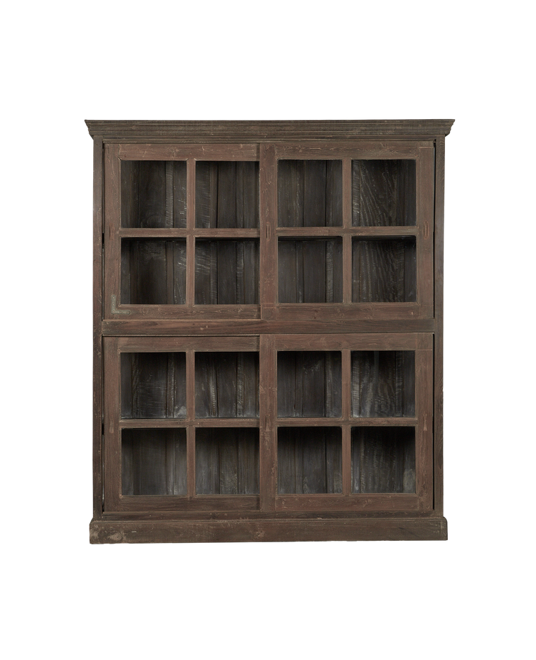 Wood & Glass Cabinet - Natural