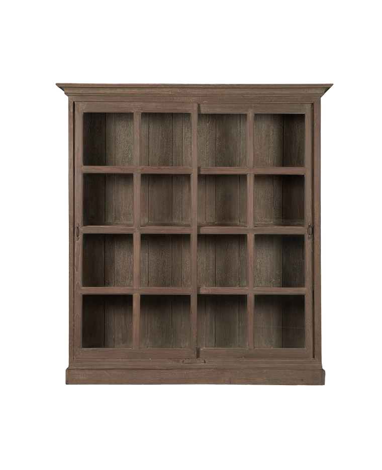 Wood & Glass Cabinet - Natural