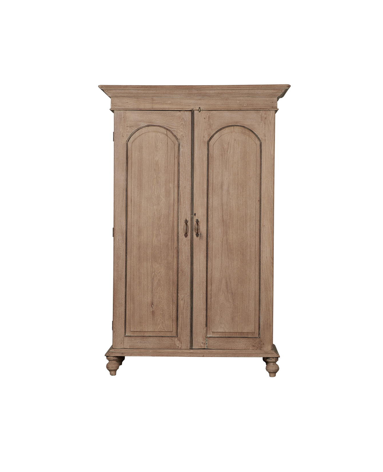 Vintage Wood Cabinet - Bleached from India made of Teak Wood