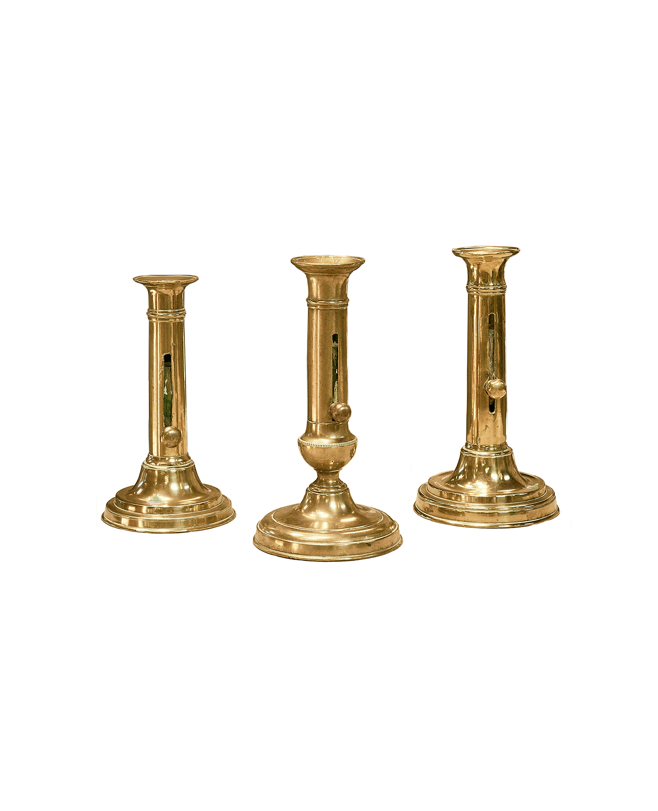 Vintage Brass Candle Stick from France made of Metal