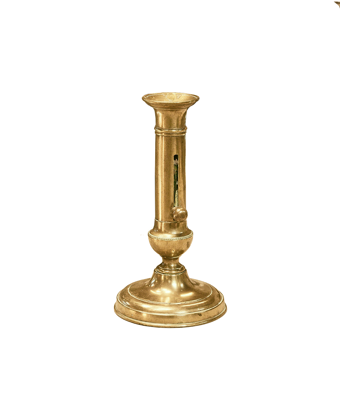 Vintage Brass Candle Stick from France made of Metal