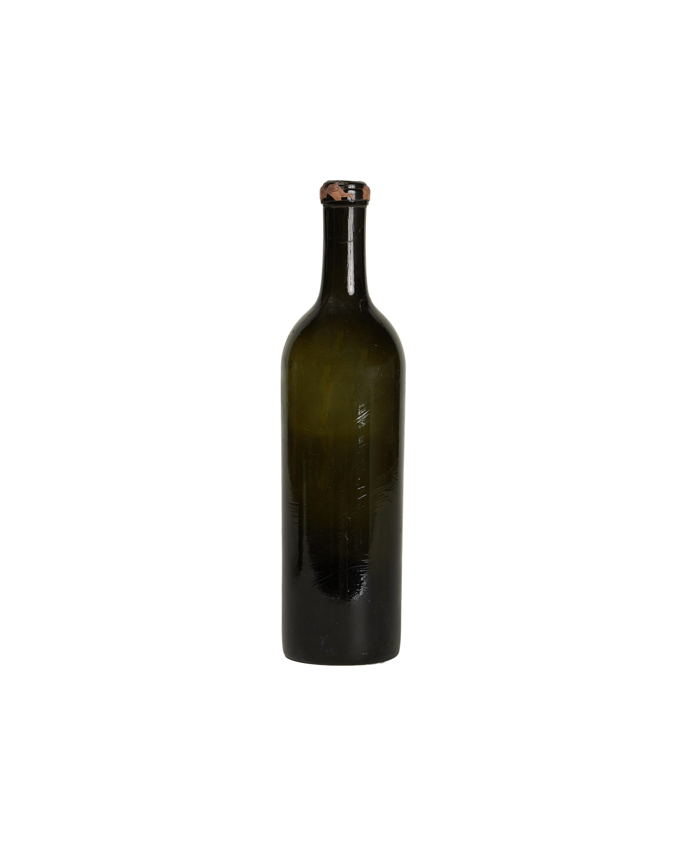 Vintage Burgundy Wine Bottle from France made of Glass