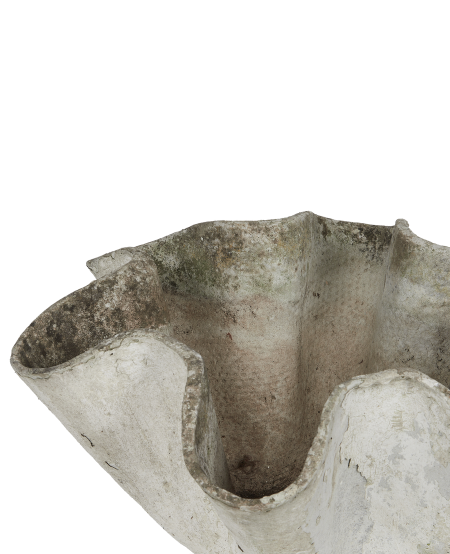 Vintage Willy Guhl Planter - Organic from Switzerland made of Cement