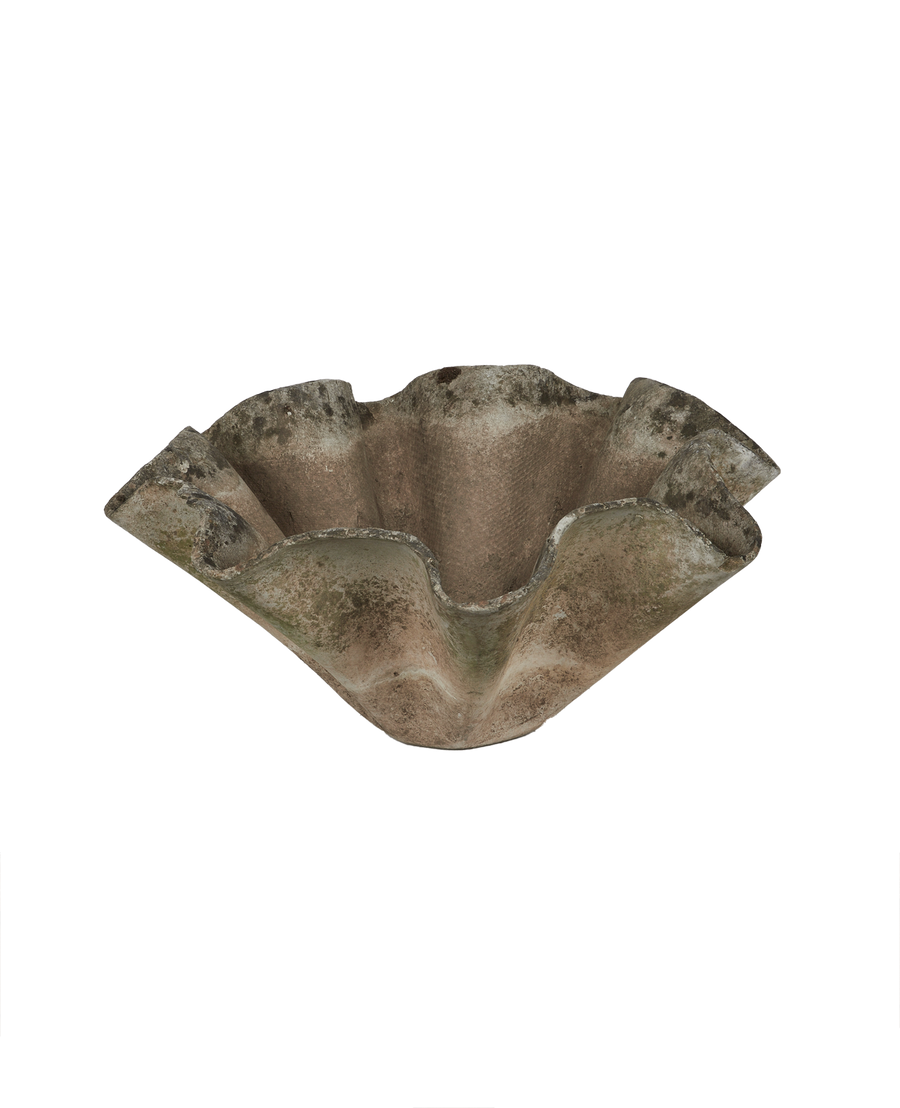 Vintage Willy Guhl Planter - Organic from Switzerland made of Cement