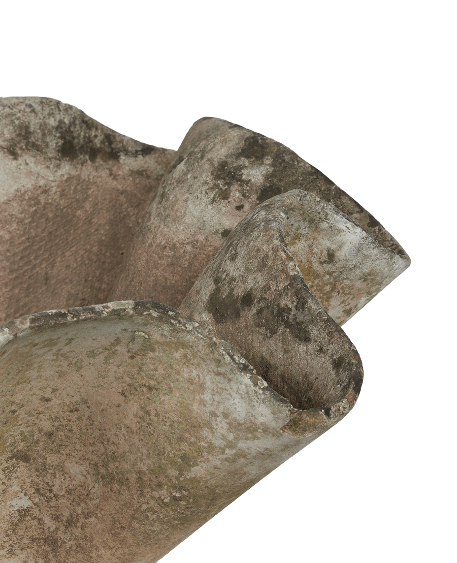 Vintage Willy Guhl Planter - Organic from Switzerland made of Cement