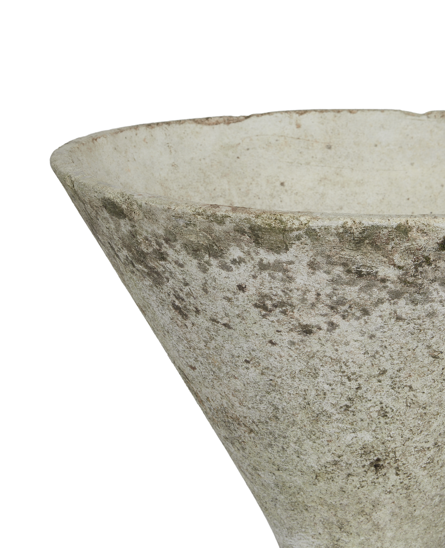 Vintage Willy Guhl Planter - Diablo from Switzerland made of Cement