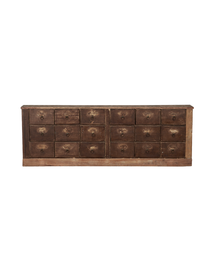Antique Apothecary Drawers from France made of Wood