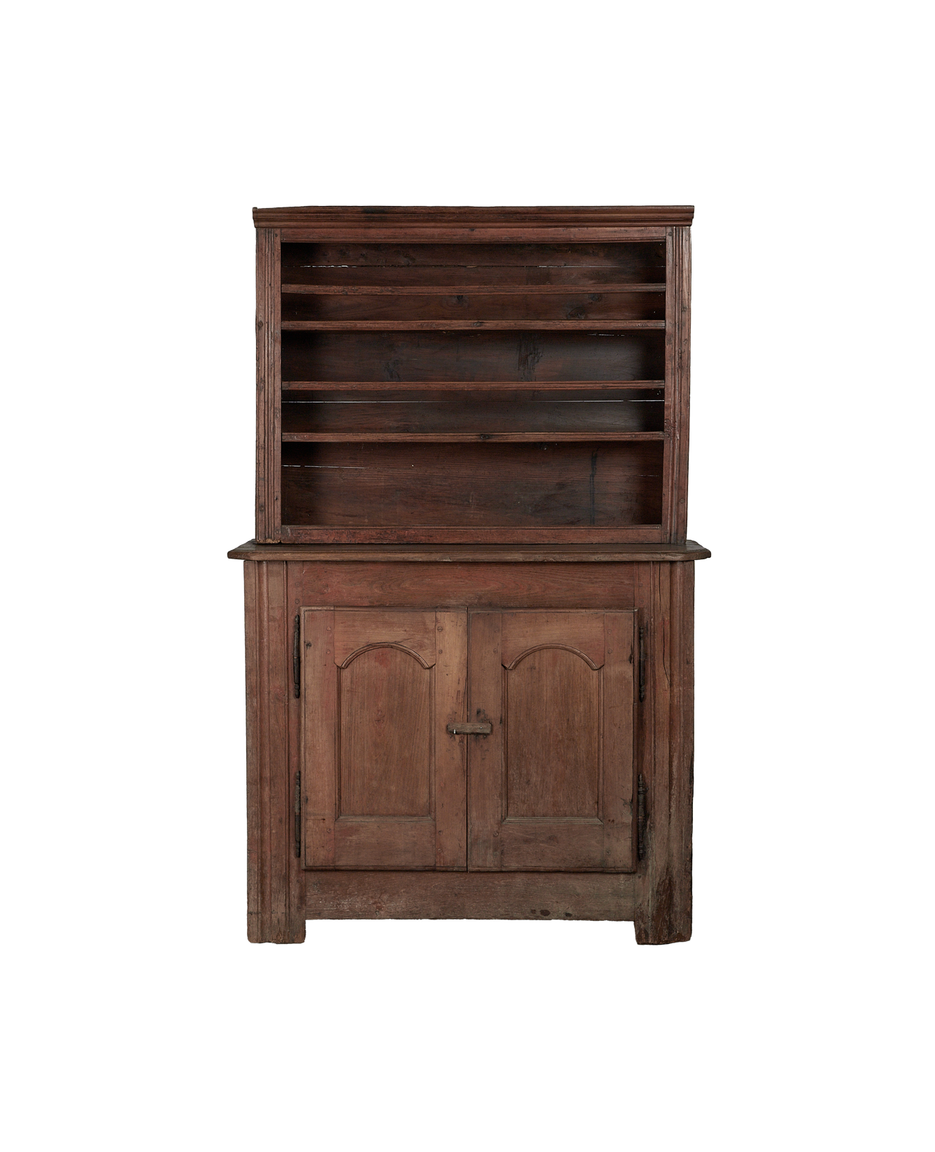 Antique Dish Cabinet - Two Piece from France made of Wood