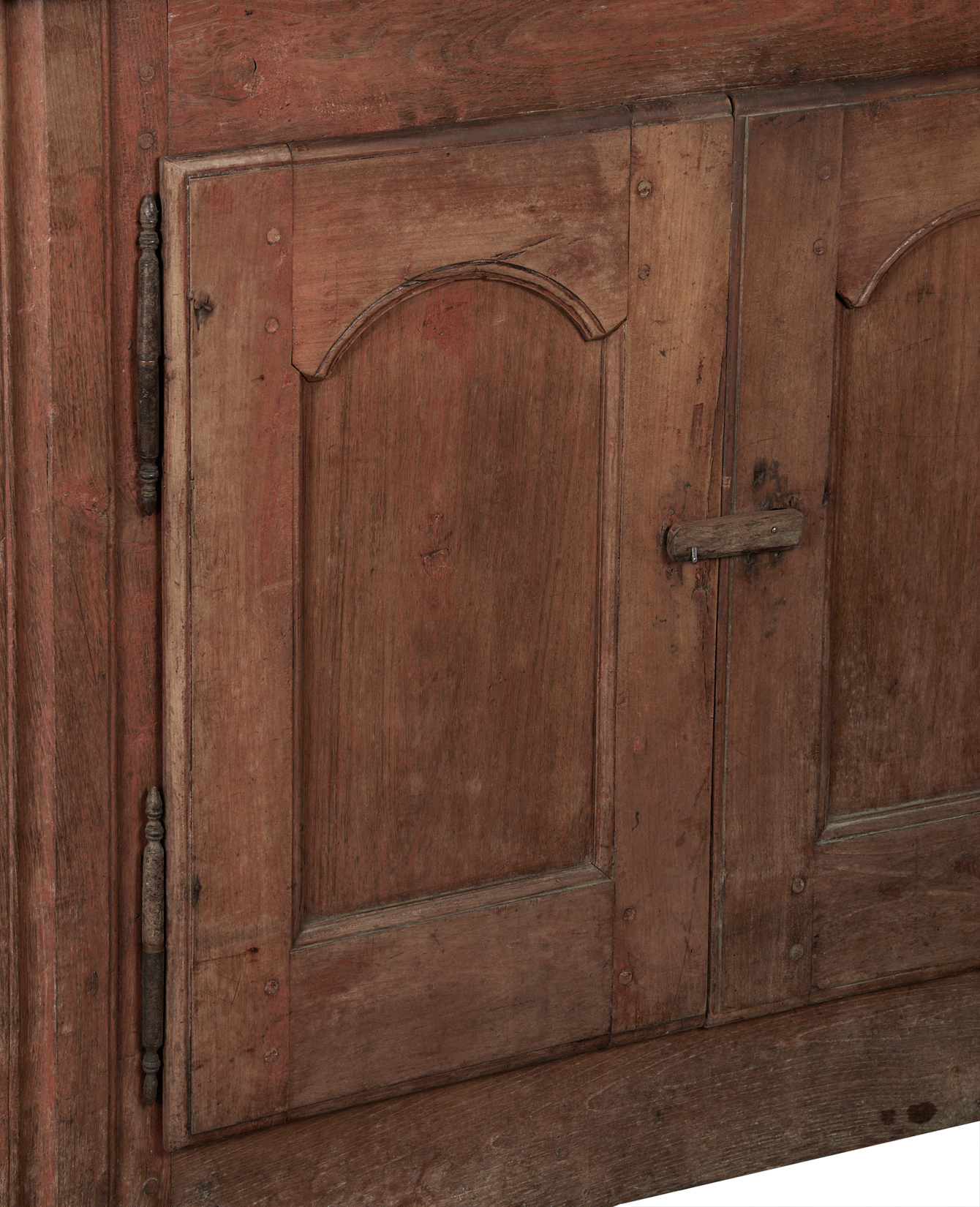 Antique Dish Cabinet - Two Piece from France made of Wood