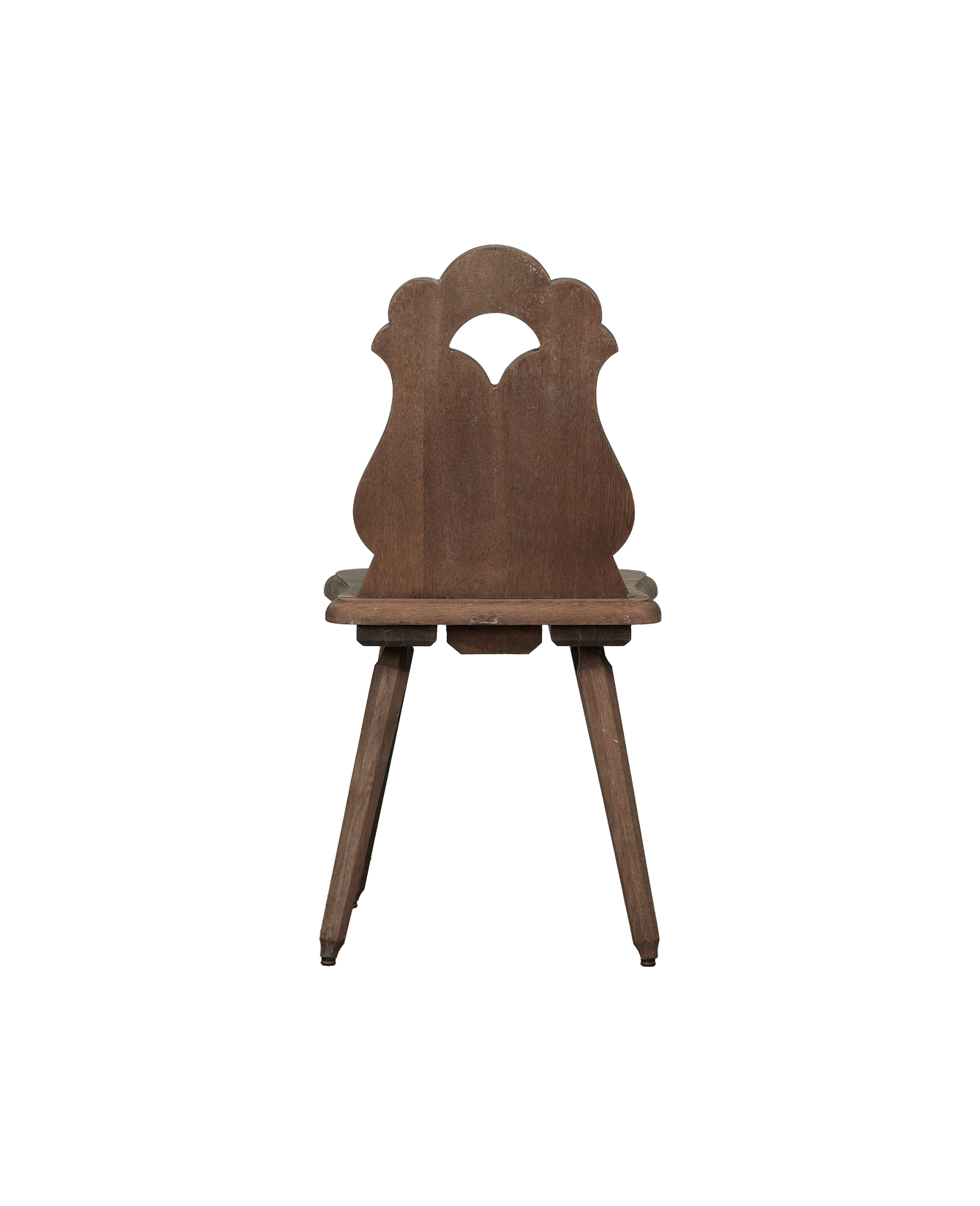 Antique Tear Drop Chair from France made of Wood