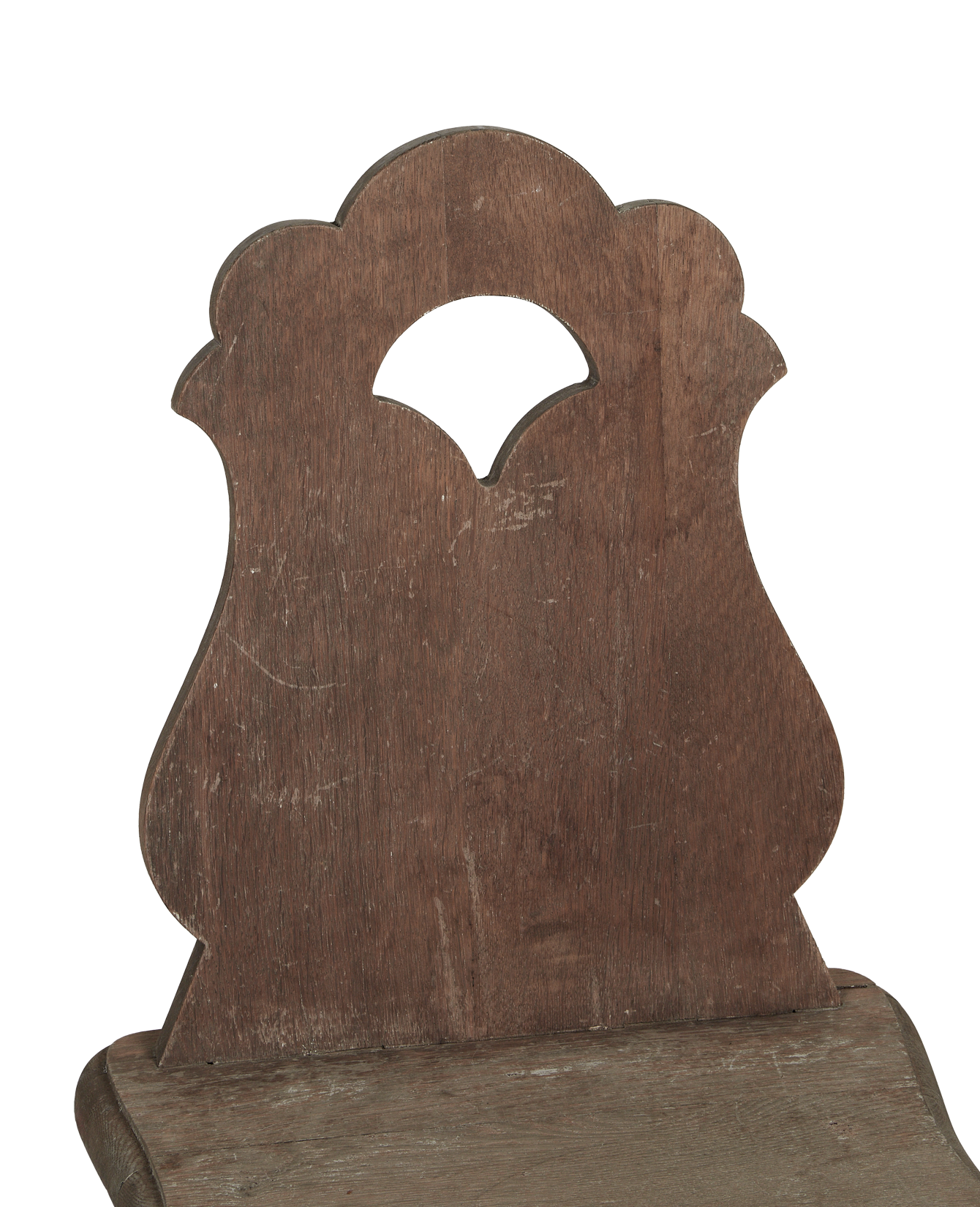 Antique Tear Drop Chair from France made of Wood