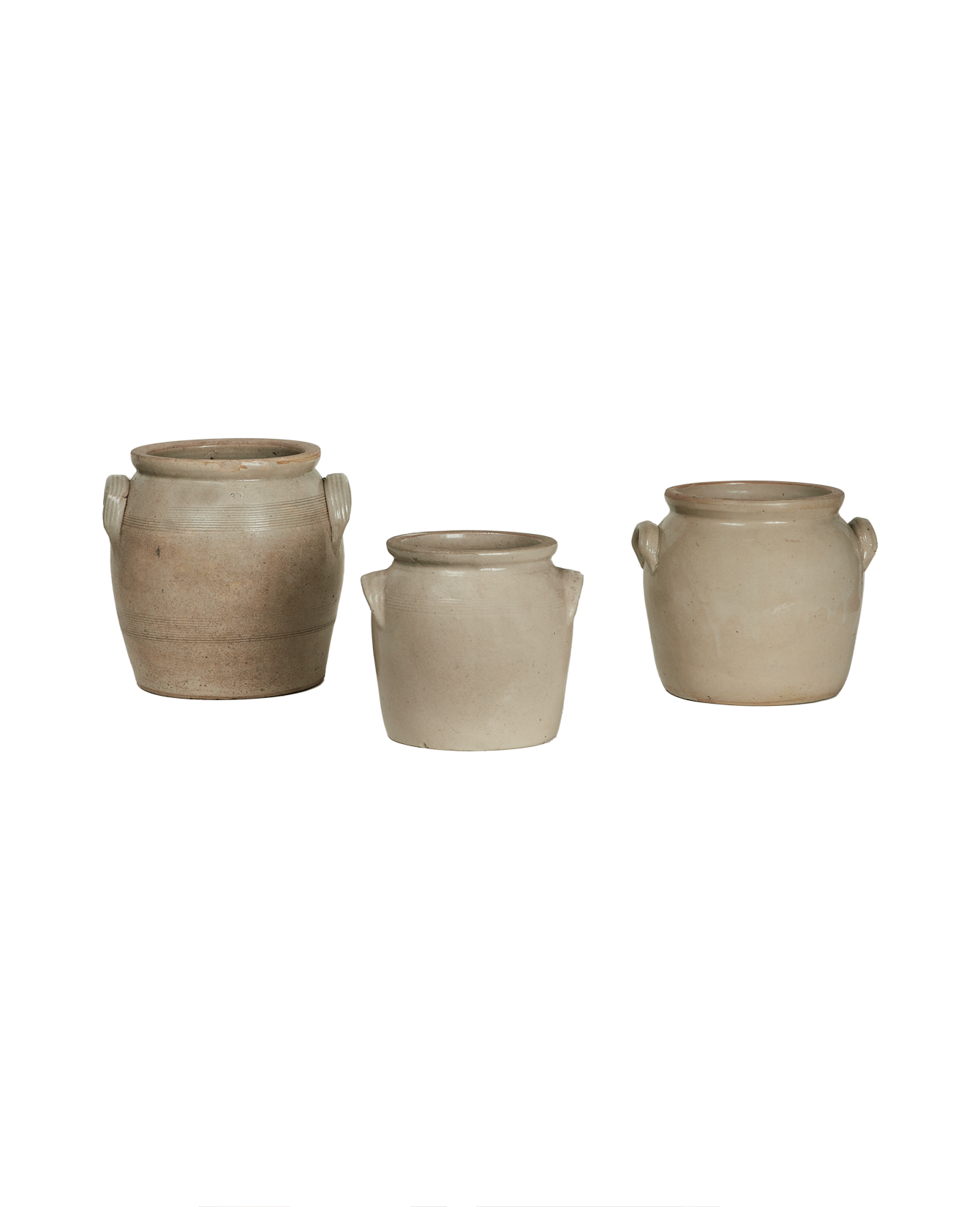 Antique Confit Jar - Gris from France made of Ceramic