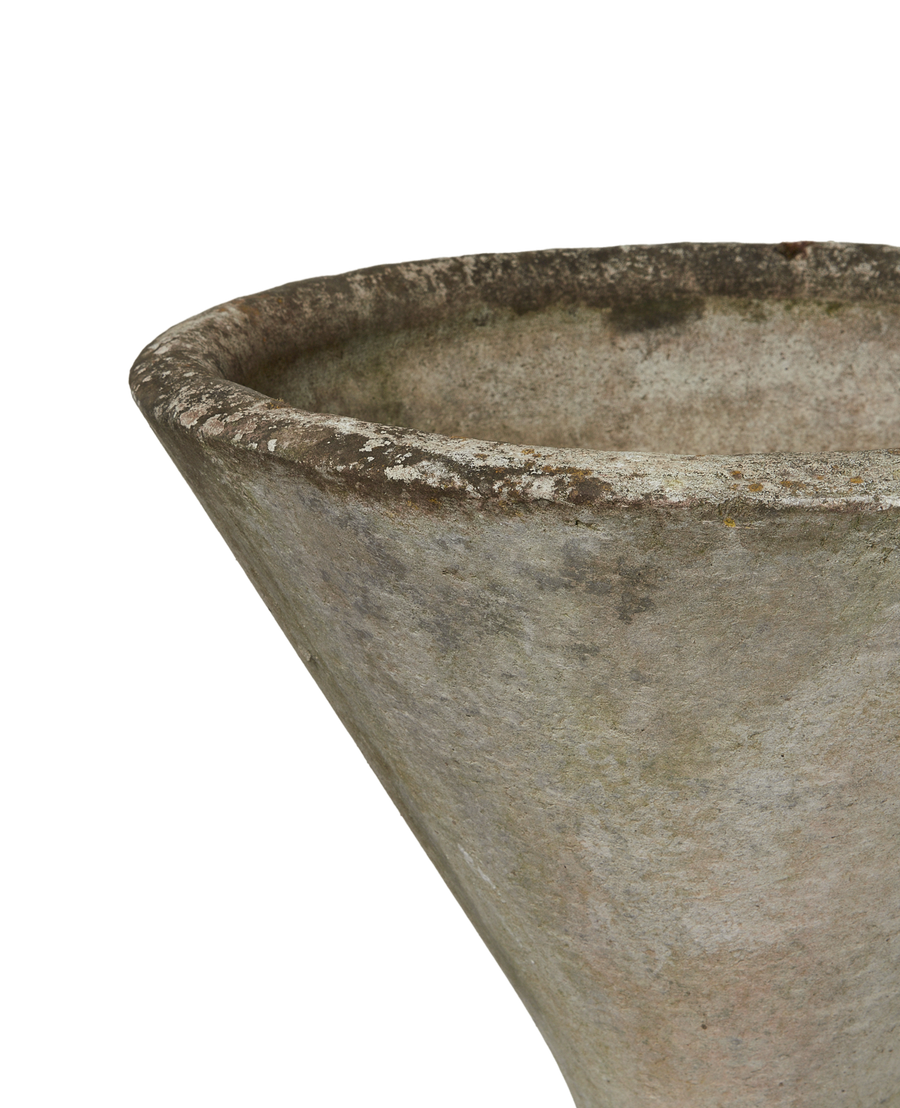 Vintage Willy Guhl Planter - Diablo from Switzerland made of Cement