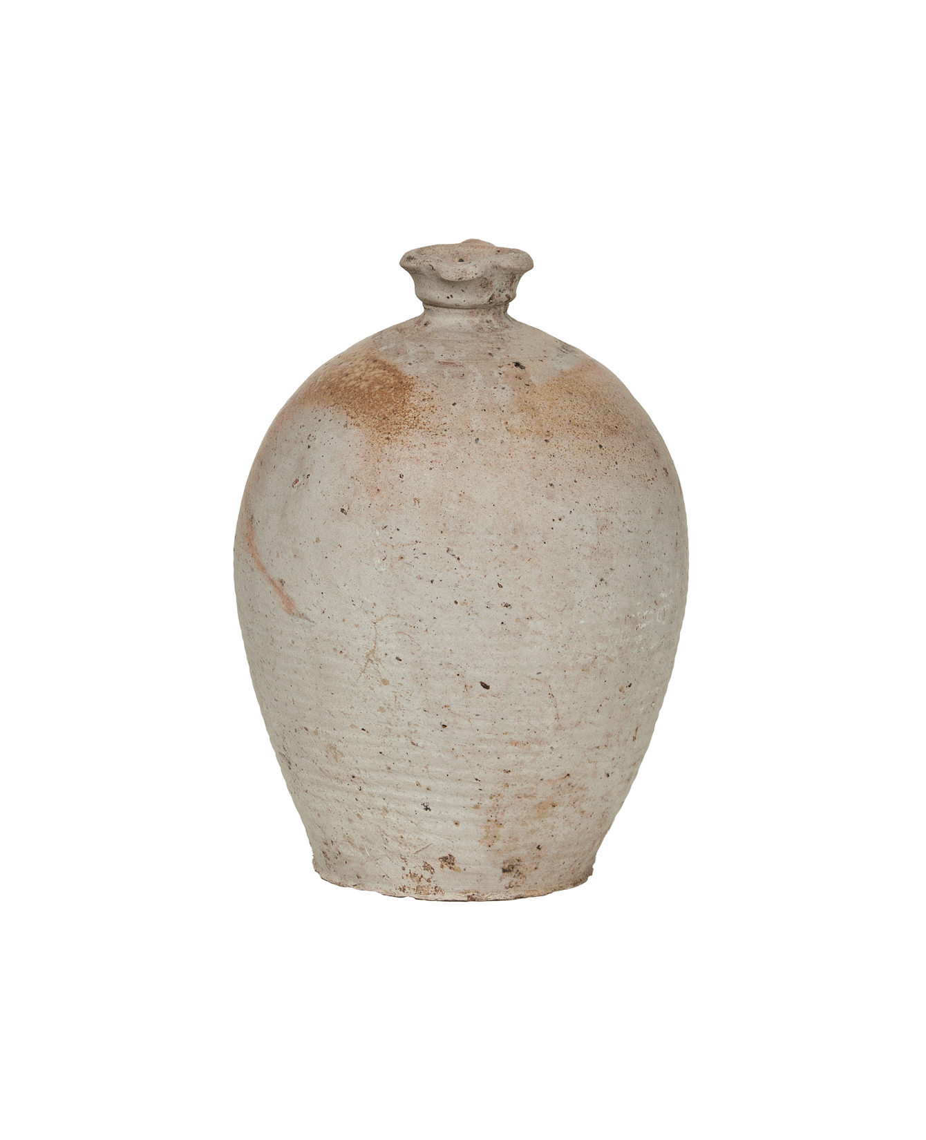 Antique Stoneware Jug from France made of Ceramic