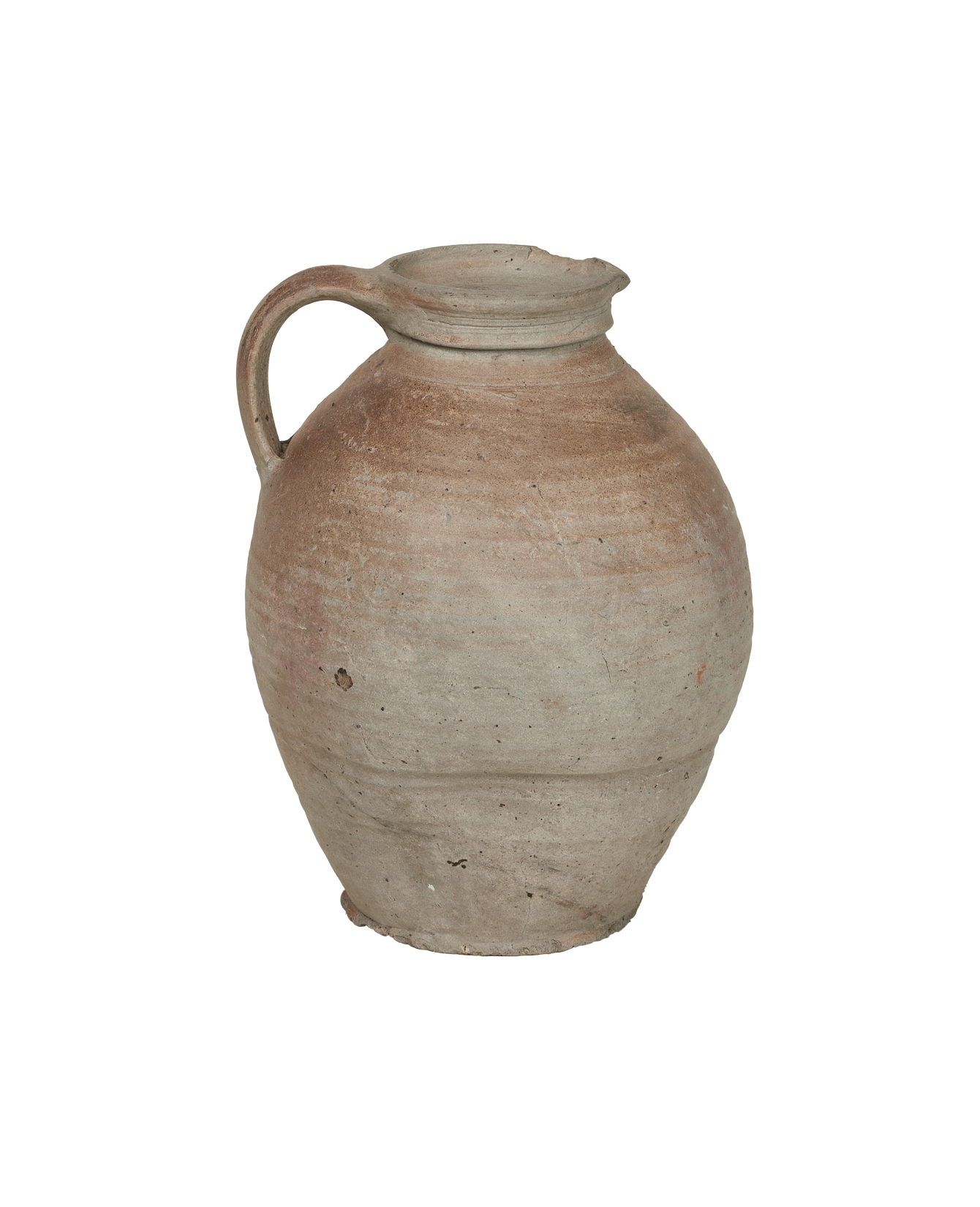 Antique Stoneware Jug from France made of Ceramic