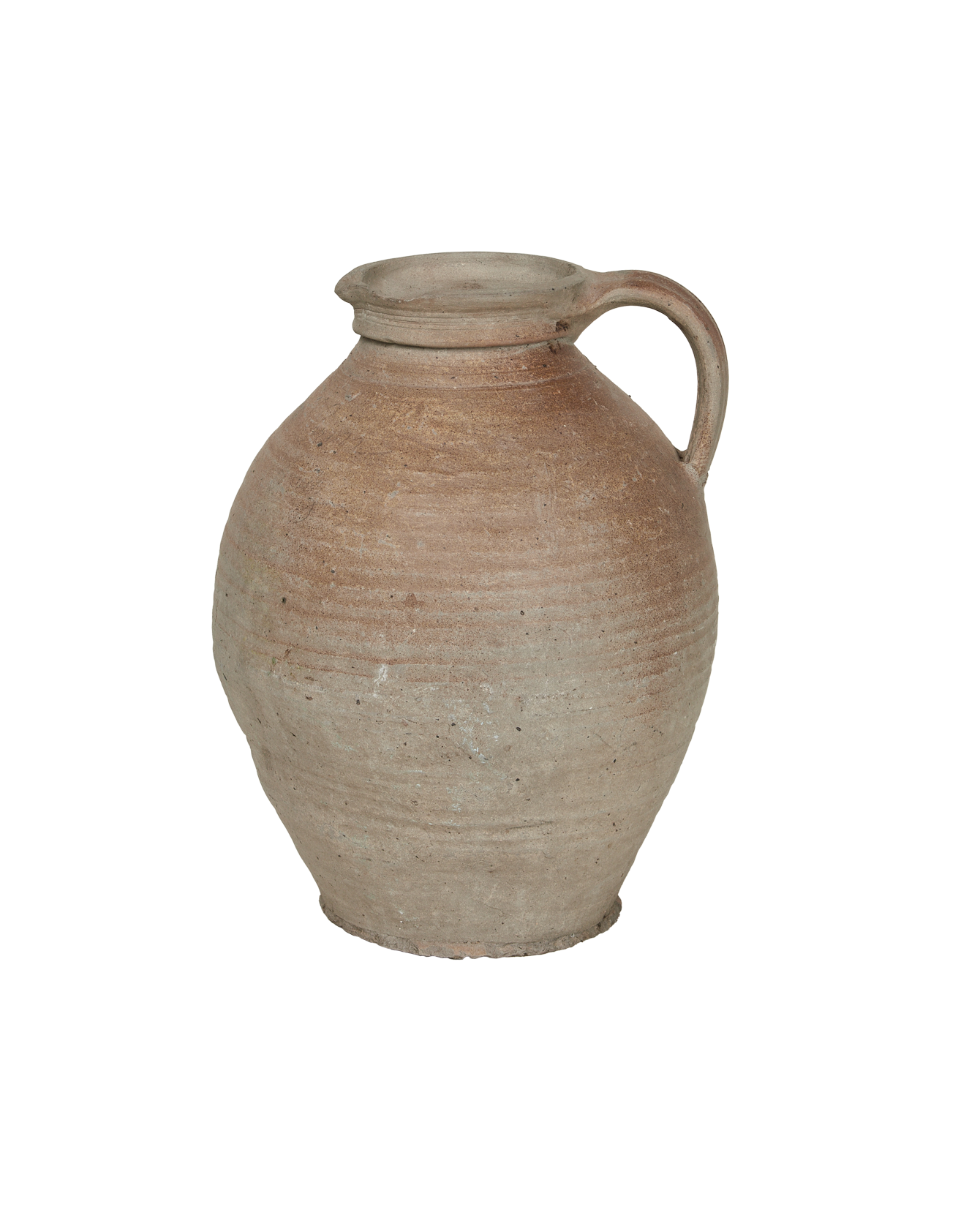 Antique Stoneware Jug from France made of Ceramic