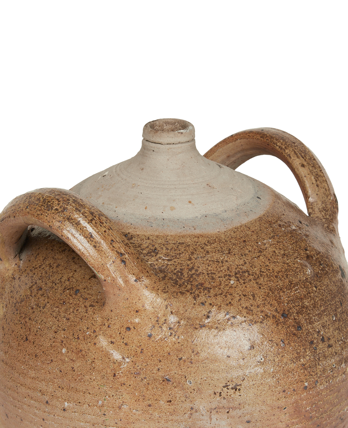 Antique Stoneware Jug from France made of Ceramic