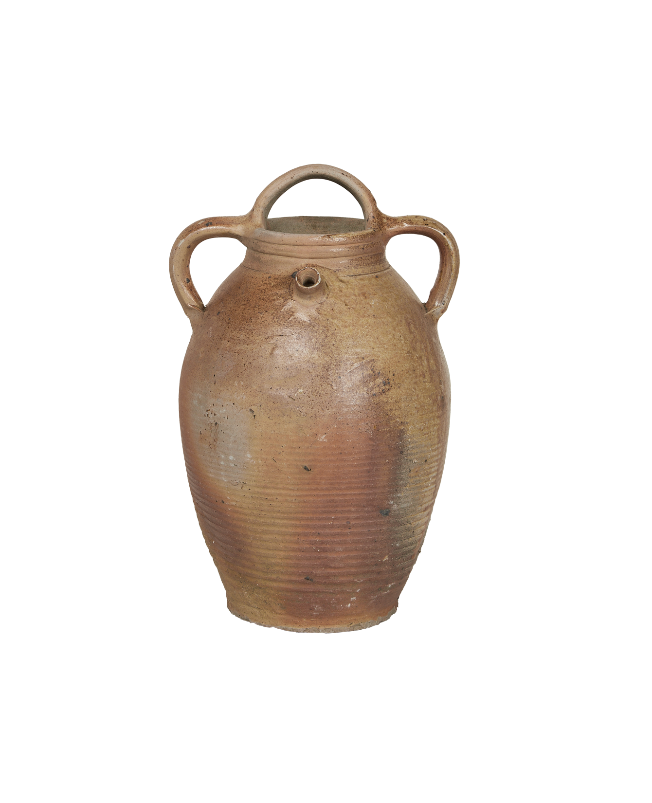 Antique Stoneware Jug from France made of Ceramic