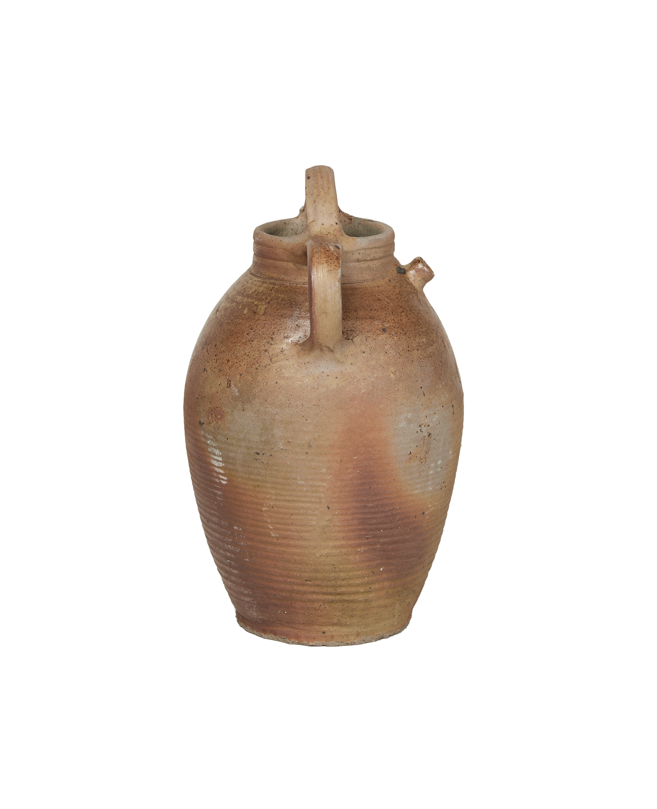 Antique Stoneware Jug from France made of Ceramic