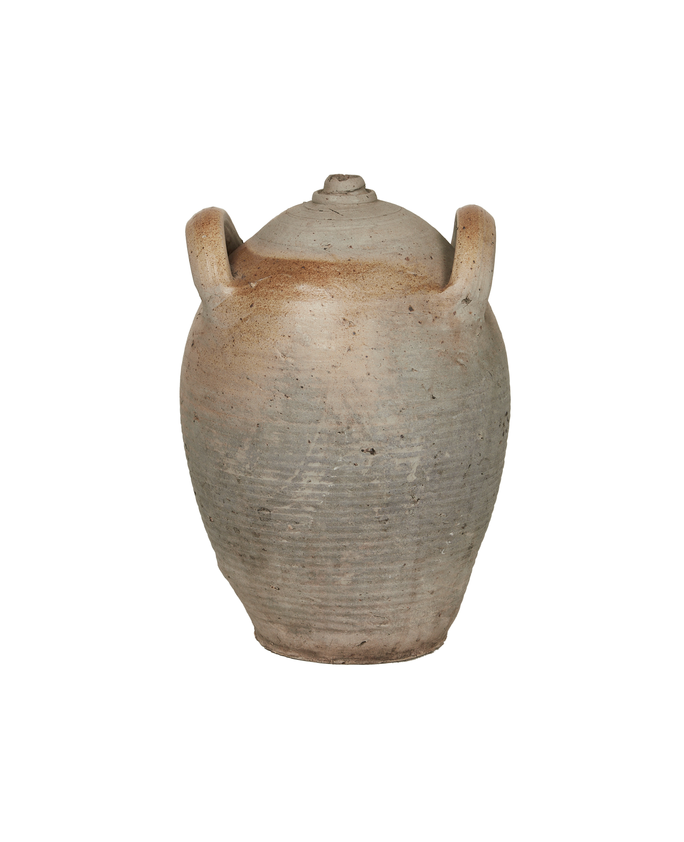 Antique Stoneware Jug from France made of Ceramic