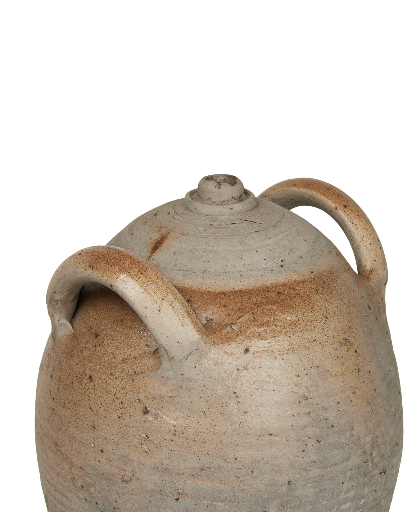 Antique Stoneware Jug from France made of Ceramic