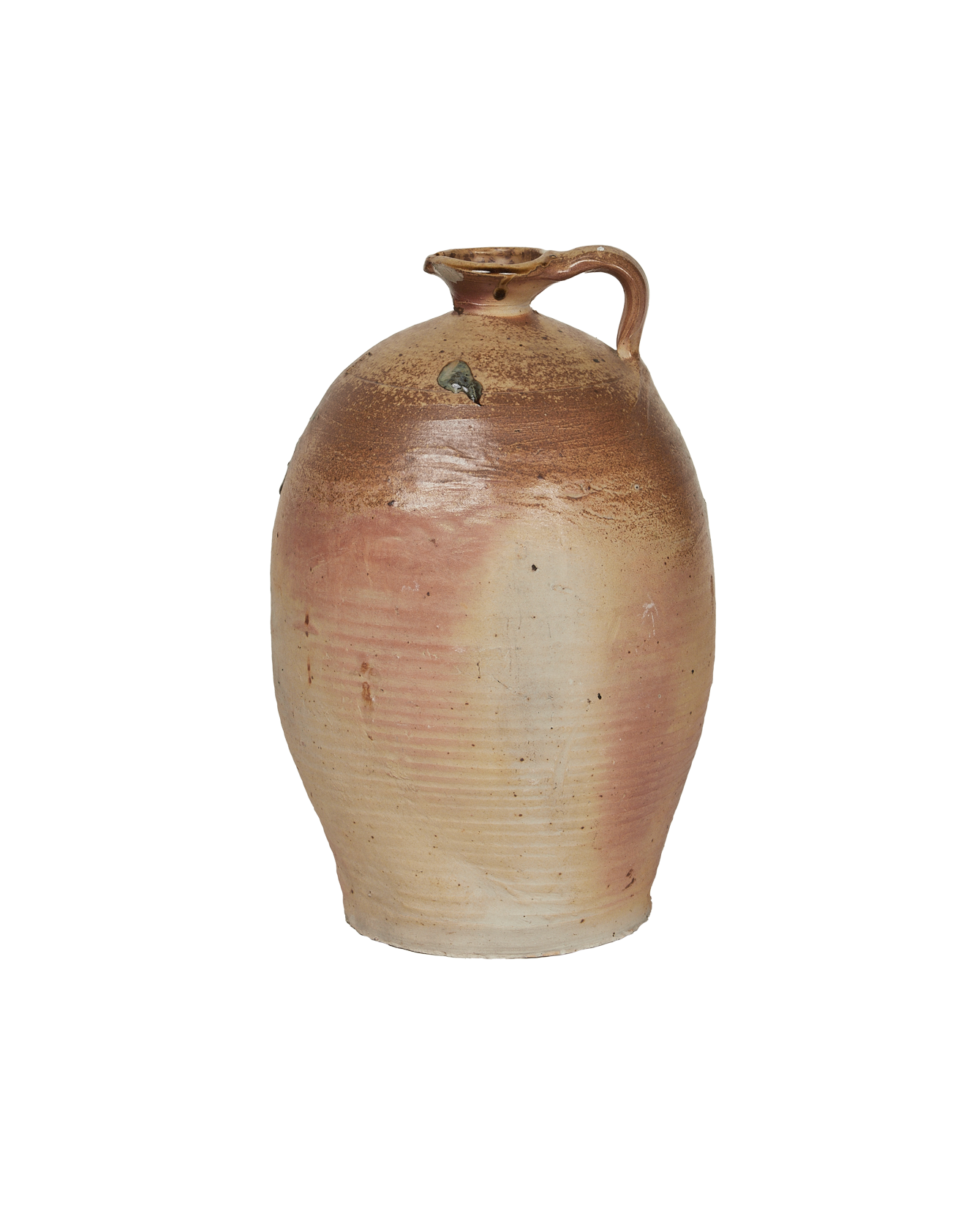 Antique Stoneware Jug from France made of Ceramic