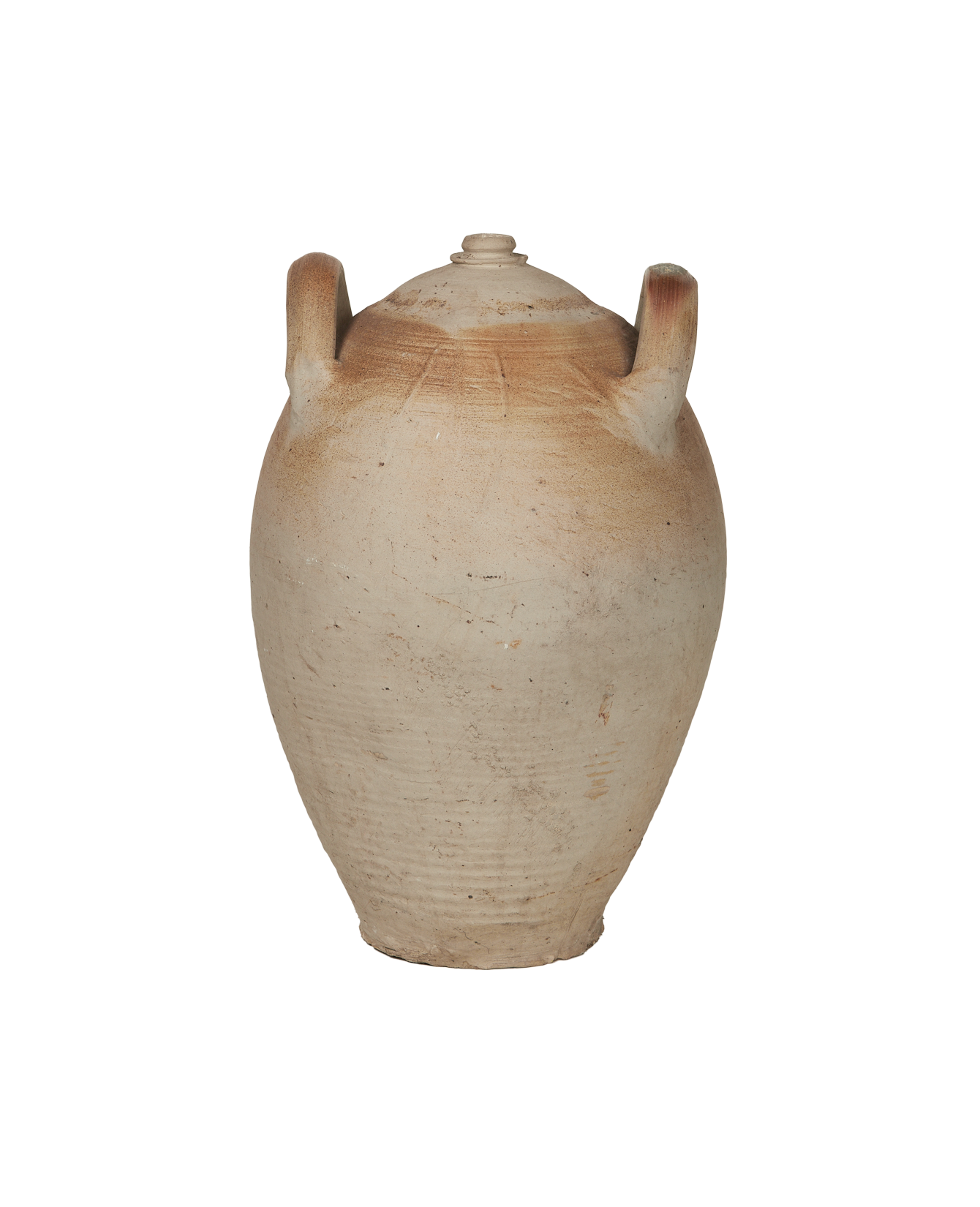 Antique Stoneware Jug from France made of Ceramic