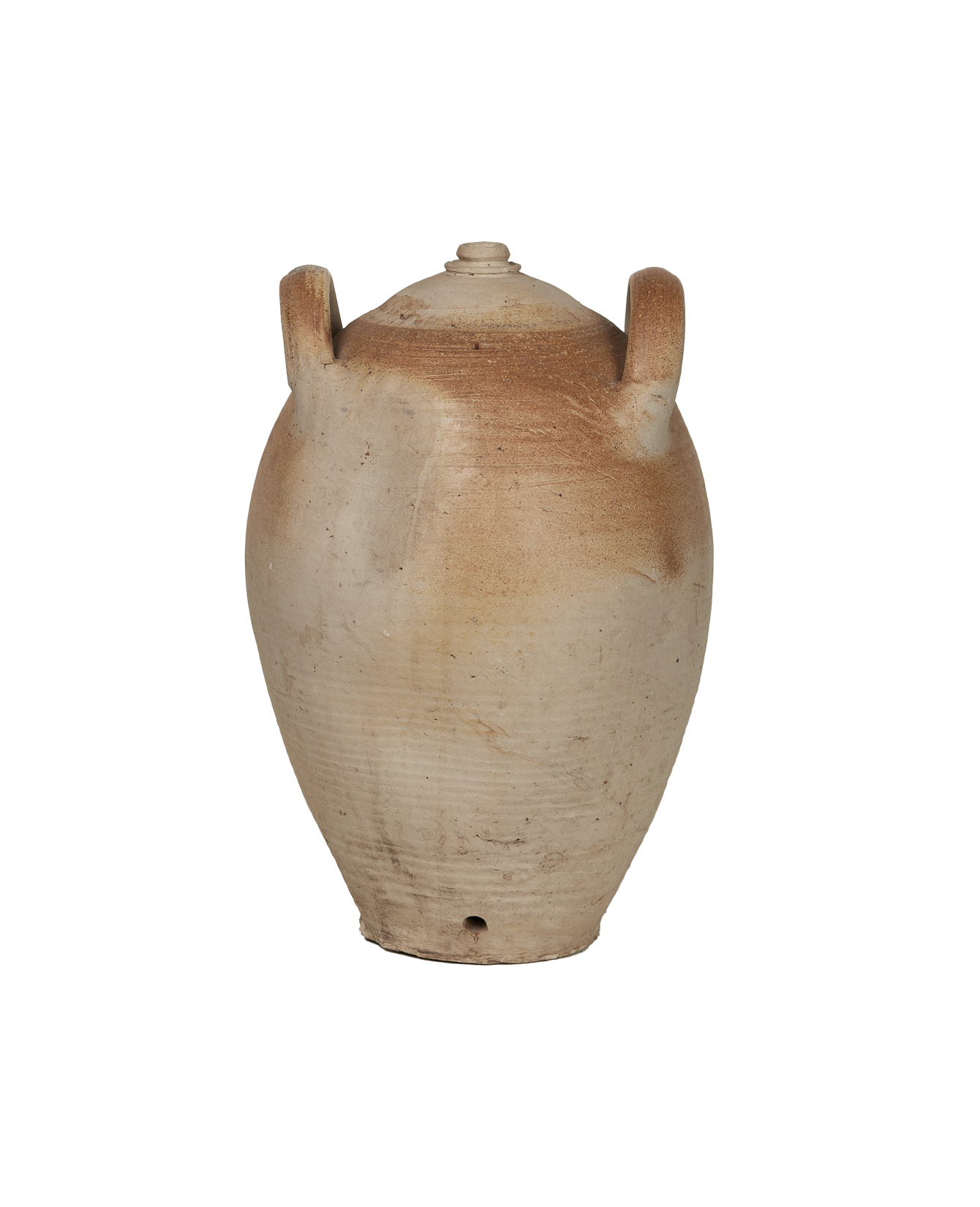 Antique Stoneware Jug from France made of Ceramic